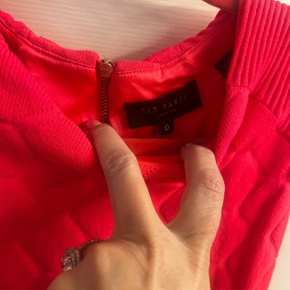 Ted Baker dress size 0, EUC - Picture 4 of 4
